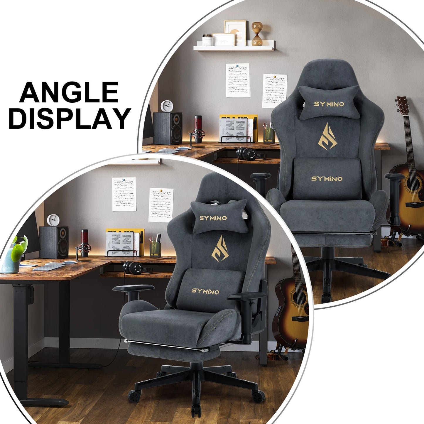 Symino – Chaise Gaming Ergonomique