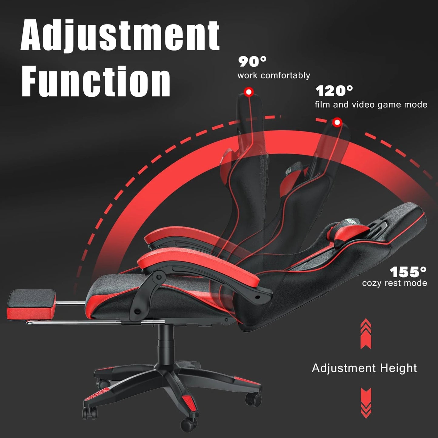 BIGZZIA Chaise Gaming SetupX