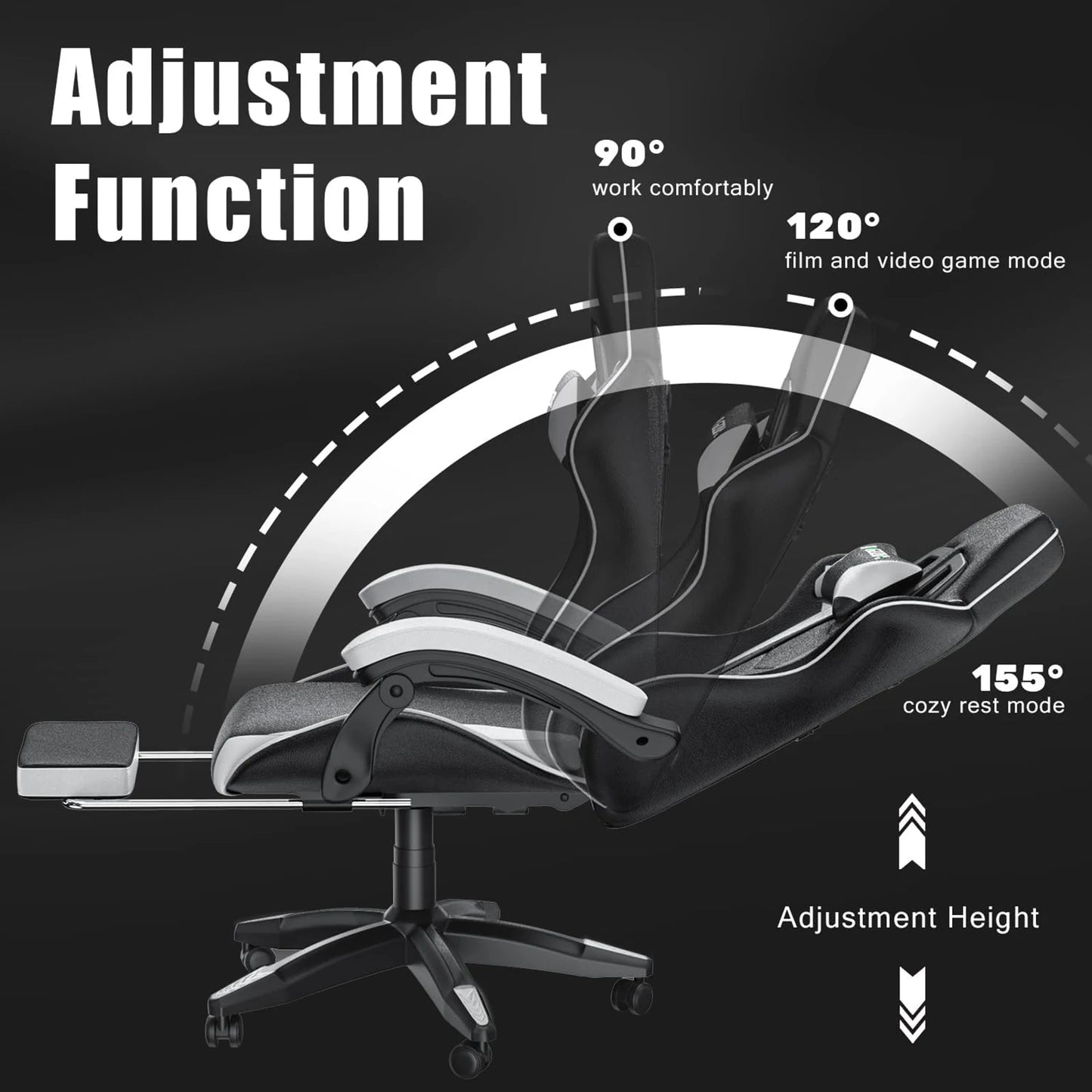BIGZZIA Chaise Gaming SetupX