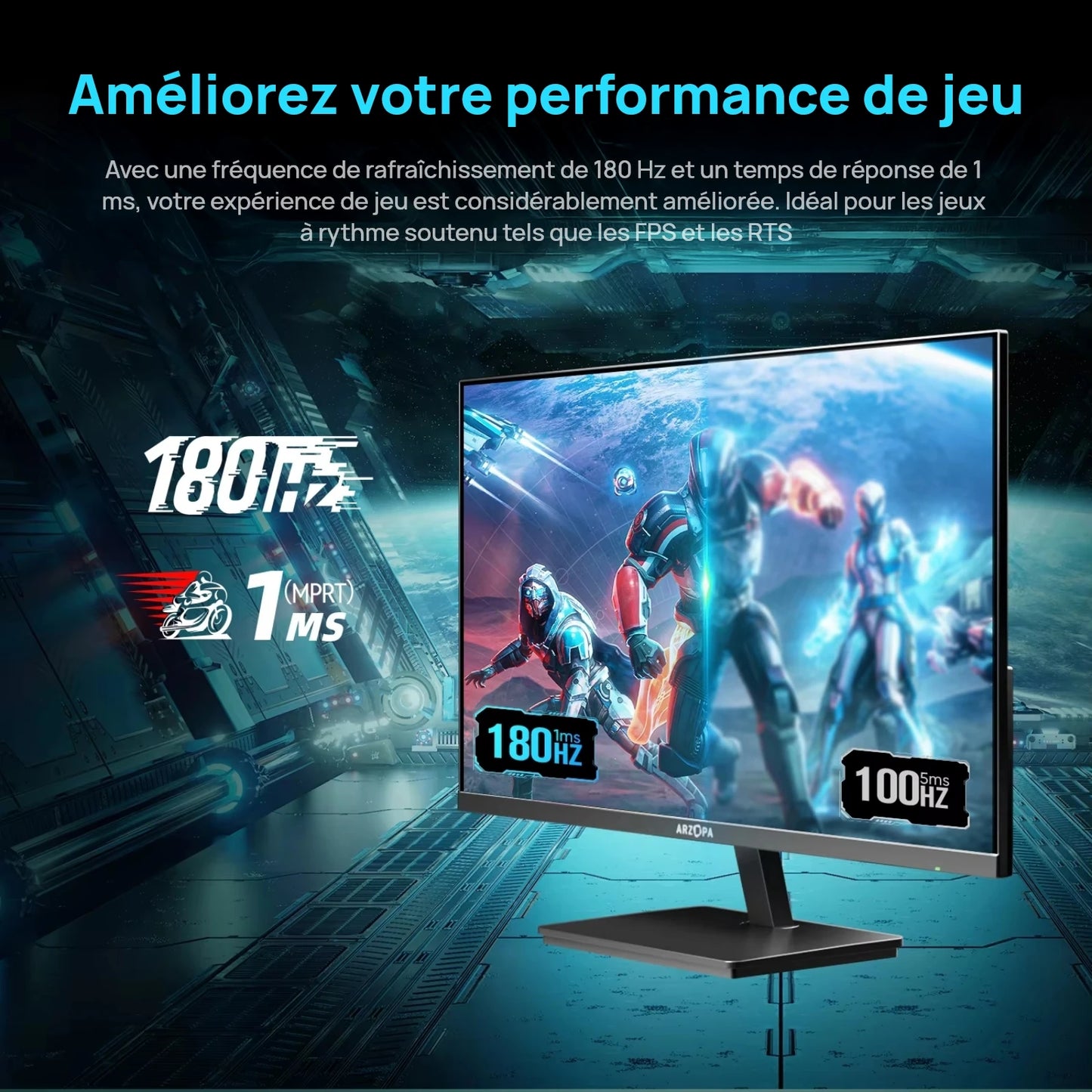 Arzopa 27″ – Moniteur Gaming