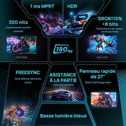 Arzopa 27″ – Moniteur Gaming